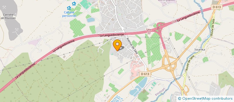 localisation de l'entreprise SCI GAJE  POUSSAN
