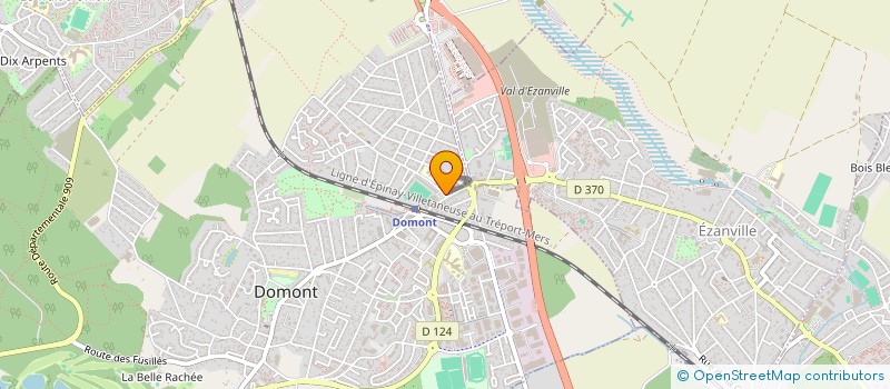 localisation de l'entreprise SCI GAJE  DOMONT