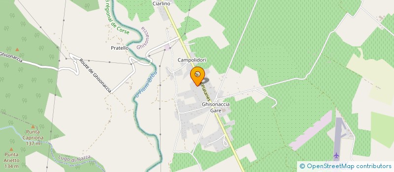 localisation de l'entreprise SCI GAJM à GHISONACCIA