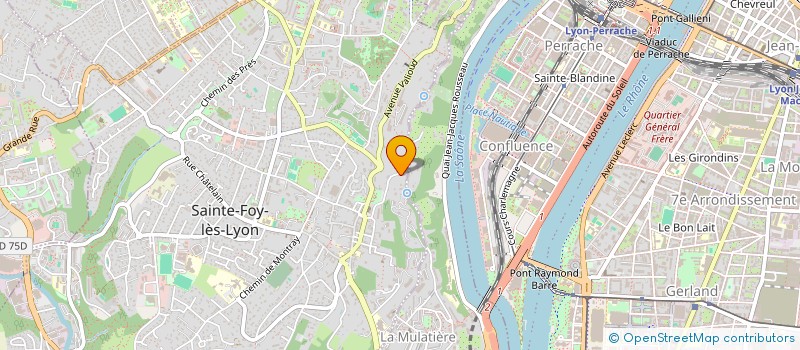 localisation de l'entreprise SCI GAJO  SAINTE-FOY-LES-LYON