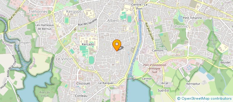 localisation de l'entreprise SCI GAKI à VANNES