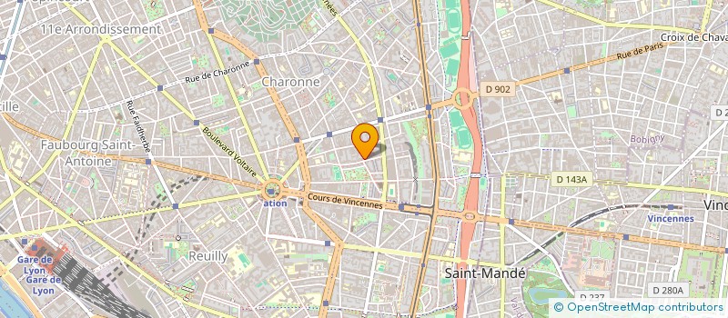 localisation de l'entreprise SCI GAKO  PARIS