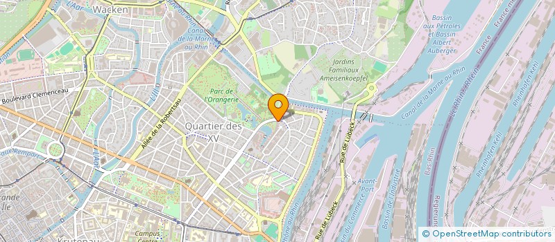 localisation de l'entreprise SCI GAKO  STRASBOURG