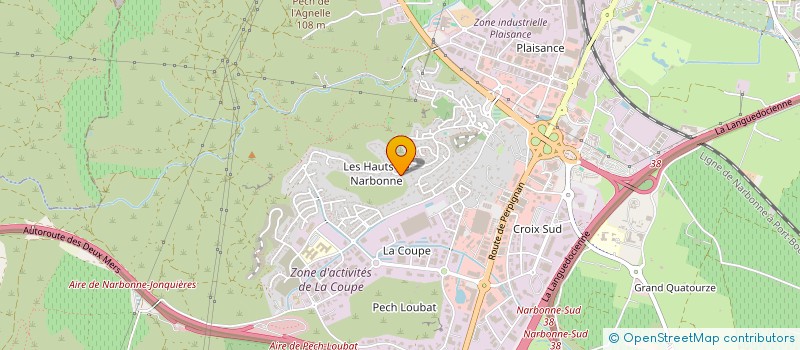 localisation de l'entreprise SCI GAL 1 à NARBONNE