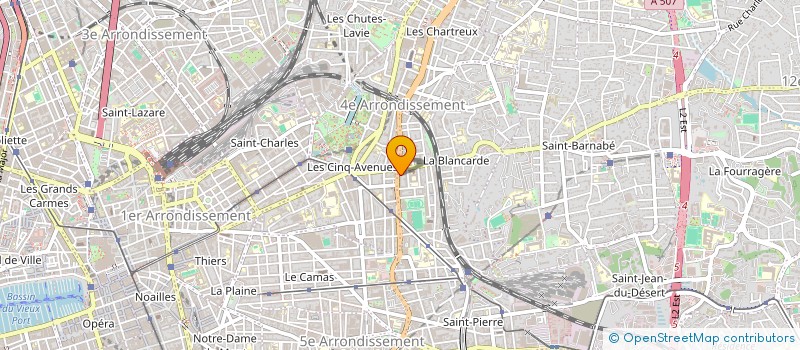 localisation de l'entreprise SCI GALA à MARSEILLE