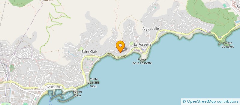 localisation de l'entreprise SCI GALA à LE LAVANDOU