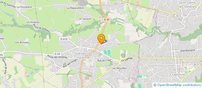 localisation de l'entreprise SCI GALA  GREZIEU-LA-VARENNE