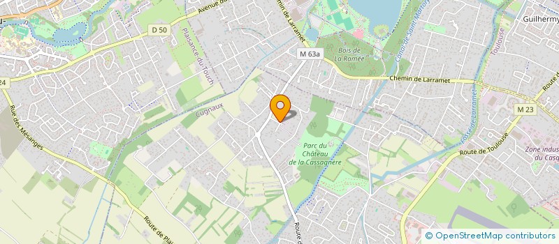 localisation de l'entreprise SCI GALA  CUGNAUX