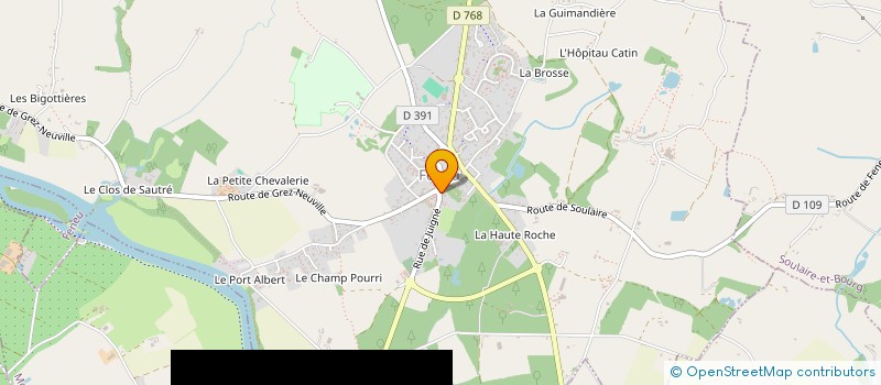 localisation de l'entreprise SCI GALA  FENEU