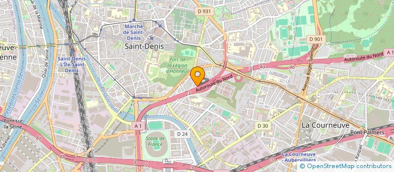 localisation de l'entreprise SCI GALA à SAINT-DENIS