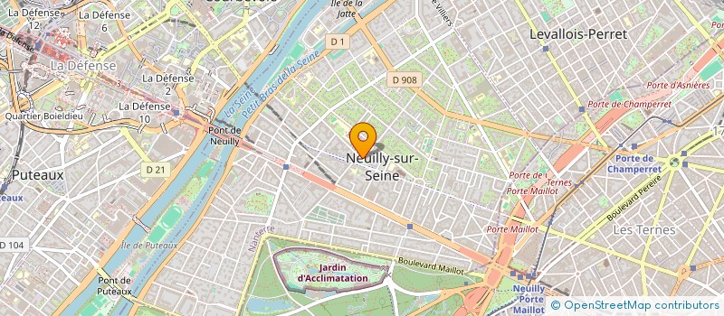 localisation de l'entreprise SCI GALA à NEUILLY-SUR-SEINE