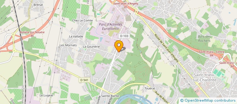 localisation de l'entreprise SCI GALA à FLEAC