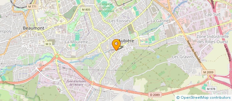 localisation de l'entreprise SCI GALA  AUBIERE