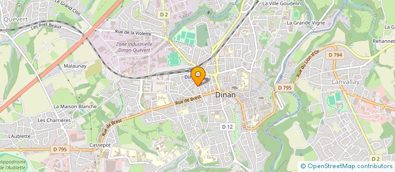 localisation de l'entreprise SCI GALACTIC  DINAN