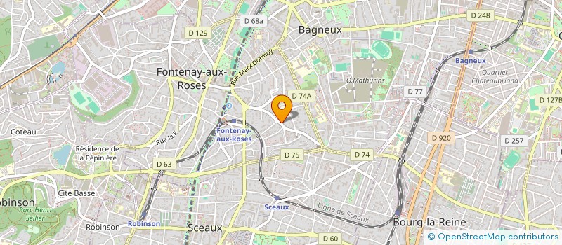 localisation de l'entreprise SCI GALADR à FONTENAY-AUX-ROSES