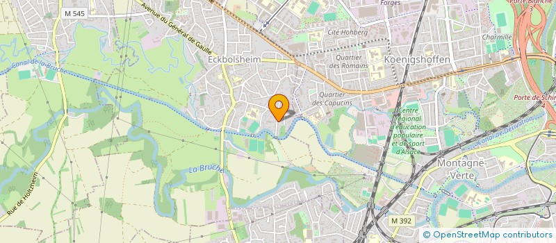 localisation de l'entreprise SCI GALAE  ECKBOLSHEIM