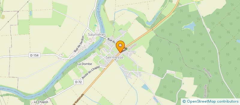 localisation de l'entreprise SCI GALAEL  SERMESSE