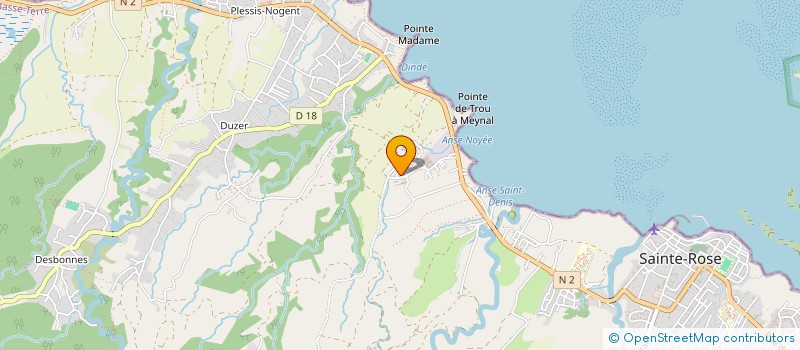 localisation de l'entreprise SCI GALAG IMMO  SAINTE-ROSE