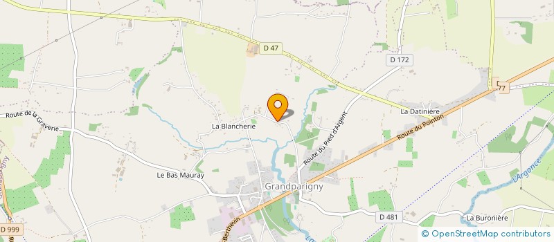 localisation de l'entreprise SCI GALAM  GRANDPARIGNY