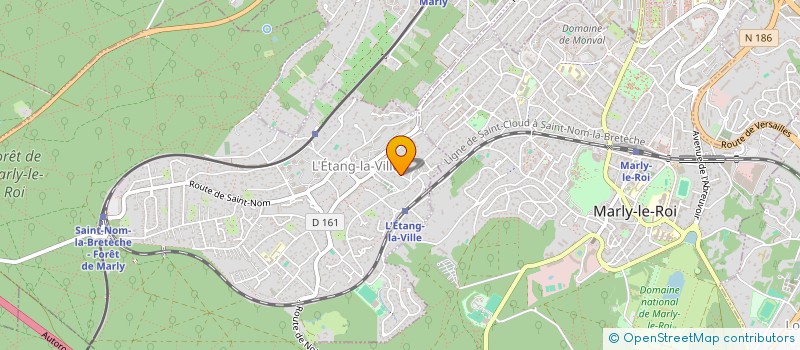 localisation de l'entreprise SCI GALAMS  L'ETANG-LA-VILLE