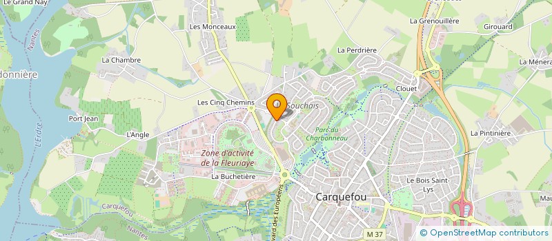 localisation de l'entreprise SCI GALAN  CARQUEFOU