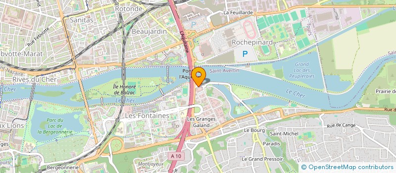 localisation de l'entreprise SCI GALAND  SAINT-AVERTIN