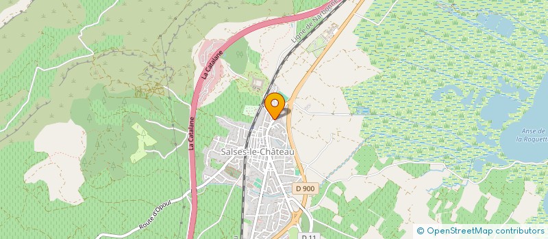 localisation de l'entreprise SCI GALANGAU AVENIR  SALSES-LE-CHATEAU