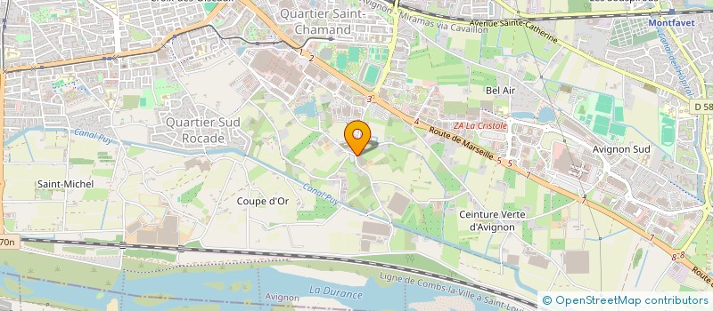 localisation de l'entreprise SCI GALANTE  AVIGNON