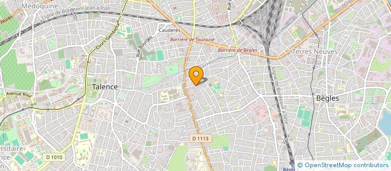 localisation de l'entreprise SCI GALAPIA à BEGLES