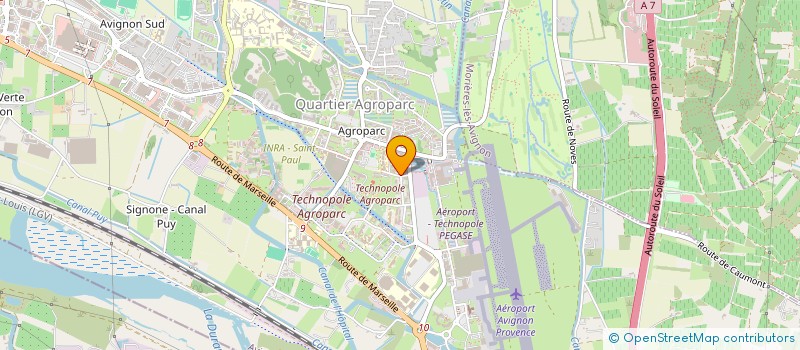 localisation de l'entreprise SCI GALAS  AVIGNON