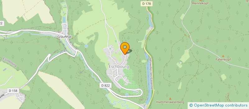 localisation de l'entreprise SCI GALATEE  ESCHBOURG