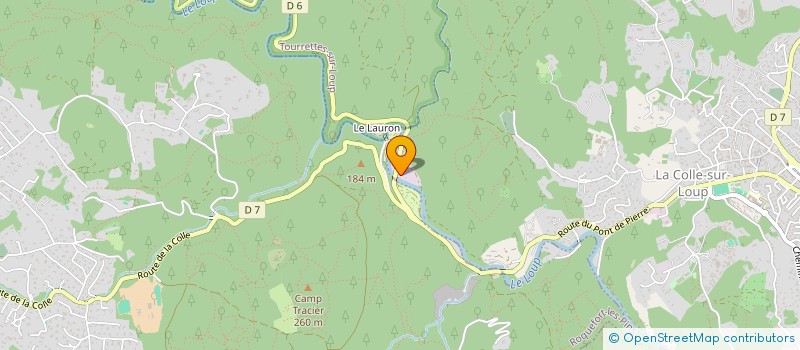 localisation de l'entreprise SCI GALATEE  LA COLLE-SUR-LOUP