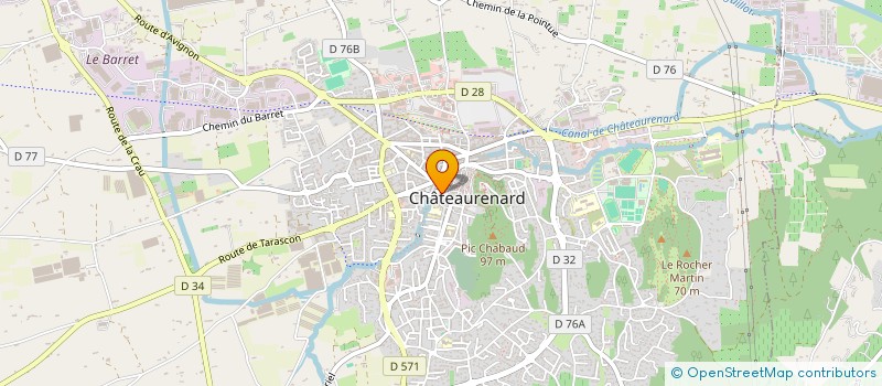 localisation de l'entreprise SCI GALATEE à CHATEAURENARD