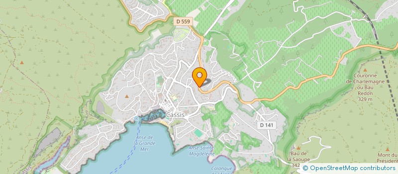 localisation de l'entreprise SCI GALATHEA à CASSIS