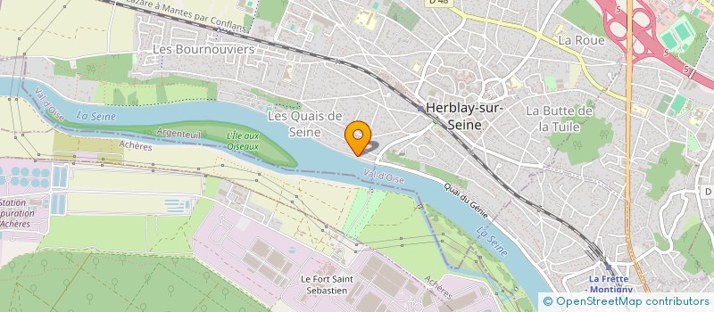 localisation de l'entreprise SCI GALATHEE  HERBLAY-SUR-SEINE