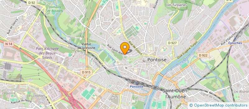 localisation de l'entreprise SCI GALATHEE  PONTOISE