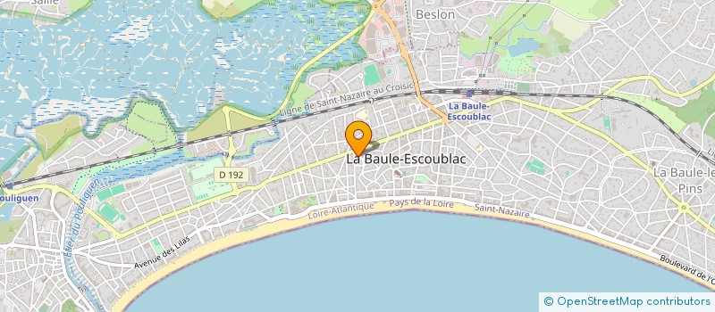 localisation de l'entreprise SCI GALATHEE  LA BAULE-ESCOUBLAC