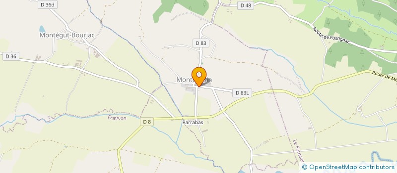 localisation de l'entreprise SCI GALAUD  MONTOUSSIN