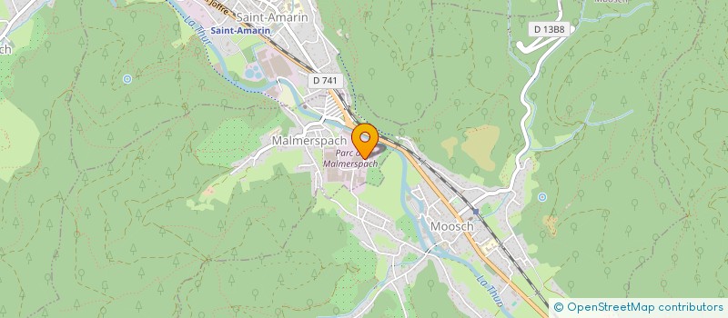 localisation de l'entreprise SCI GALAXIE  MALMERSPACH