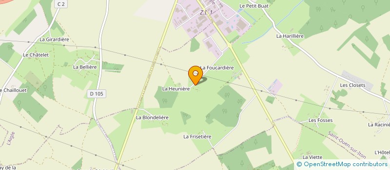 localisation de l'entreprise SCI GALAXIE à SAINT-OUEN-SUR-ITON