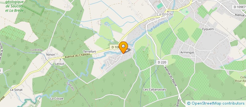 localisation de l'entreprise SCI GALAXIE  LA BREDE