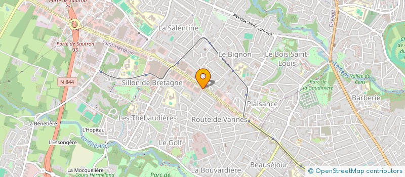 localisation de l'entreprise SCI GALAXIE  SAINT-HERBLAIN