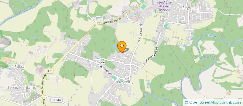 localisation de l'entreprise SCI GALAXIE  OEYRELUY