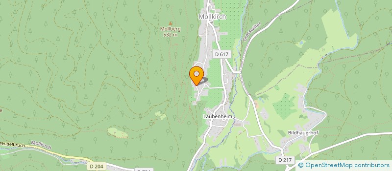 localisation de l'entreprise SCI GALAXIE  MOLLKIRCH