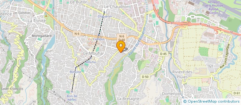 localisation de l'entreprise SCI GALAXIE CHAUDRON à SAINT-DENIS
