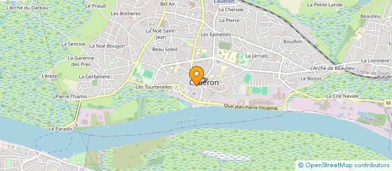 localisation de l'entreprise SCI GALAXY à COUERON