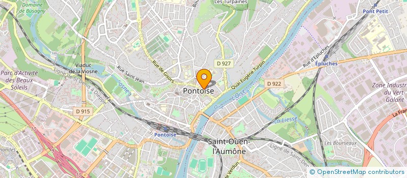 localisation de l'entreprise SCI GALAXY  PONTOISE