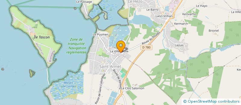 localisation de l'entreprise SCI GALB  LE HEZO