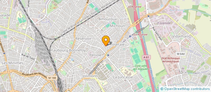 localisation de l'entreprise SCI GALDIN-JOLIMONT à TOULOUSE