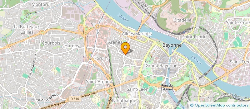 localisation de l'entreprise SCI GALE à BAYONNE